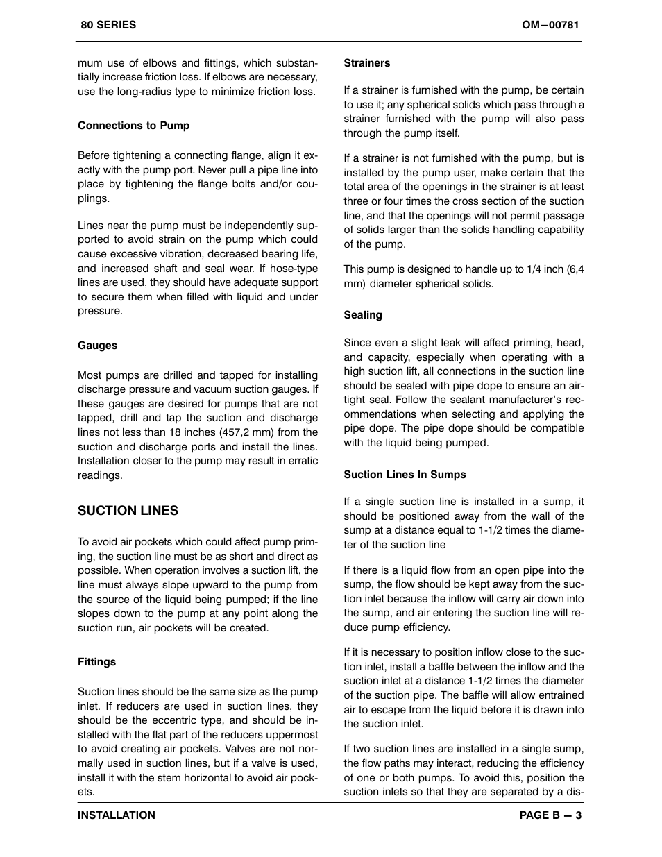 Gorman-Rupp Pumps 81 1/4A3-E.33 3P 794462 and up User Manual | Page 10 / 26