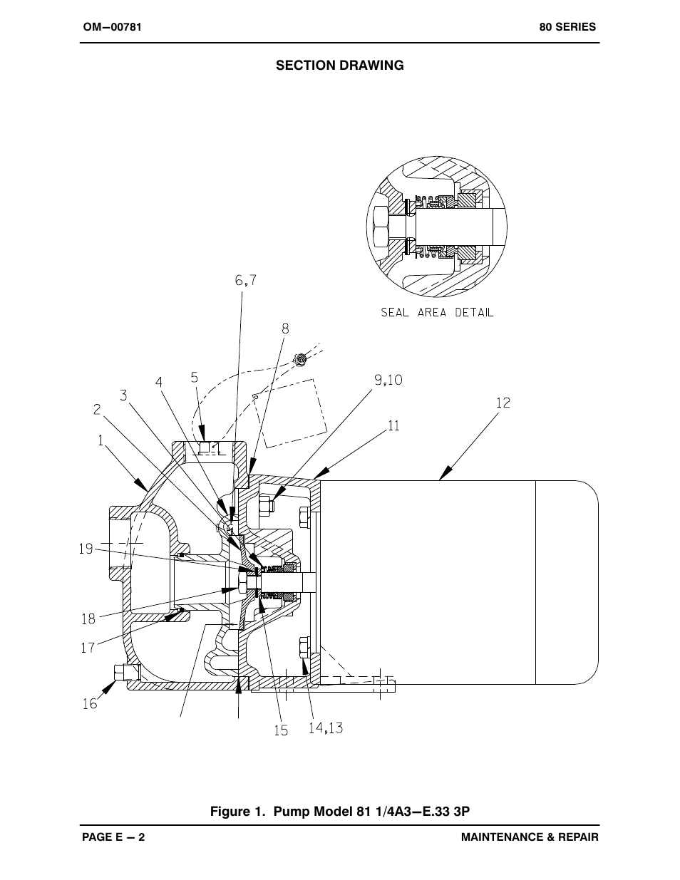 Gorman-Rupp Pumps 81 1/4A3-E.33 3P 794462 and up User Manual | Page 20 / 26