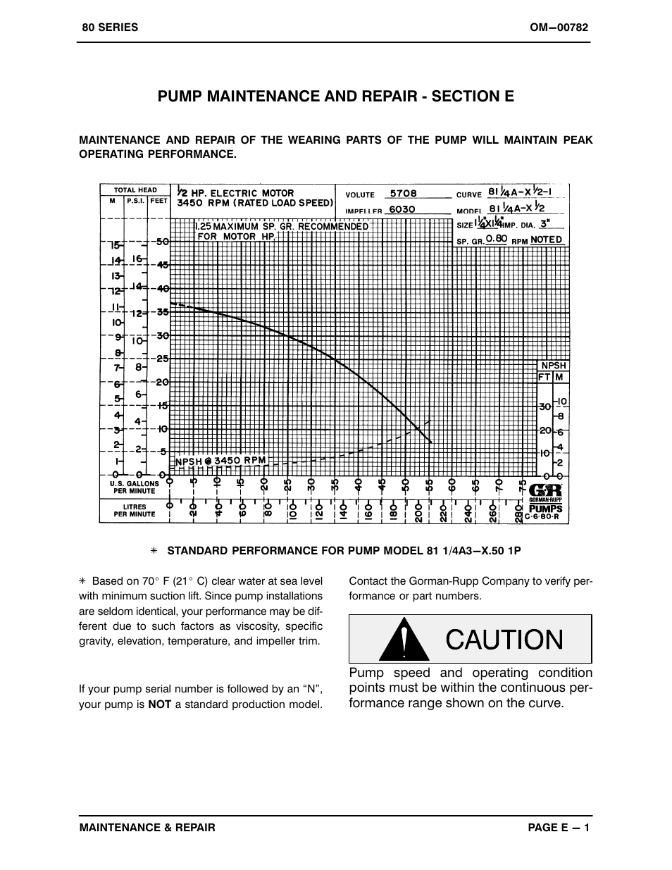 Gorman-Rupp Pumps 81 1/4A3-X.50 1P 794462 and up User Manual | Page 19 / 26