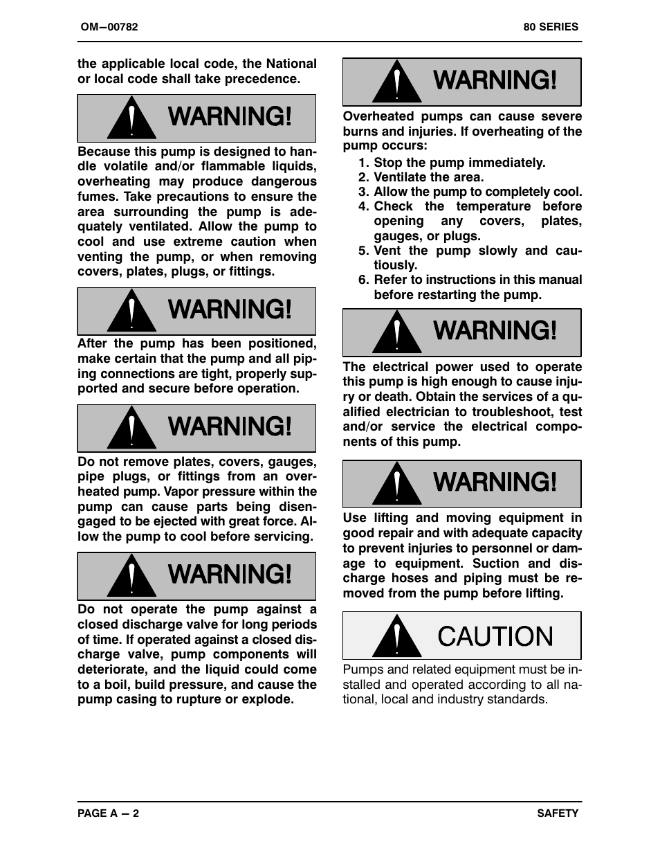 Gorman-Rupp Pumps 81 1/4A3-X.50 1P 794462 and up User Manual | Page 7 / 26