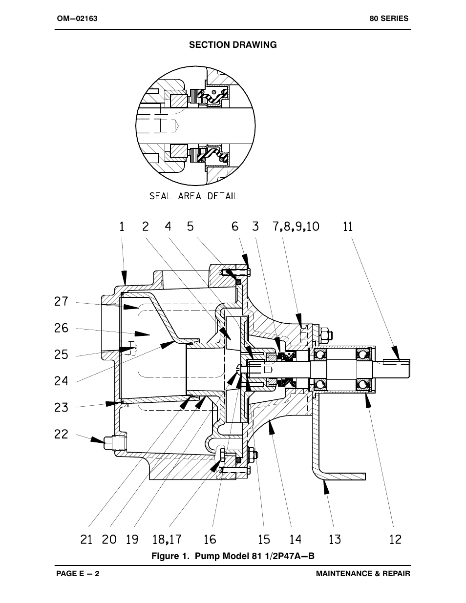 Gorman-Rupp Pumps 81 1/2P47A-B 801848 and up User Manual | Page 21 / 27