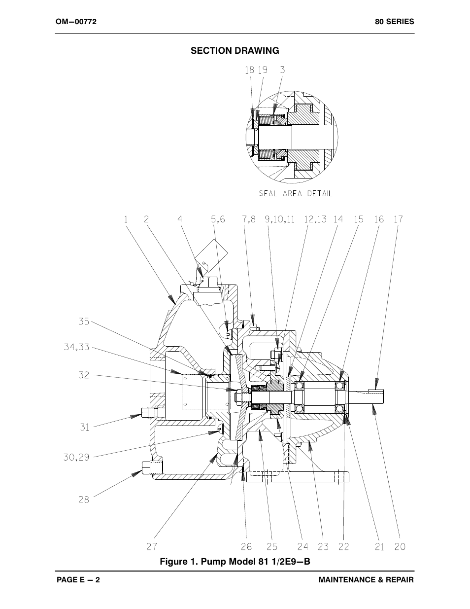 Gorman-Rupp Pumps 81 1/2E9-B 334698 and up User Manual | Page 23 / 31