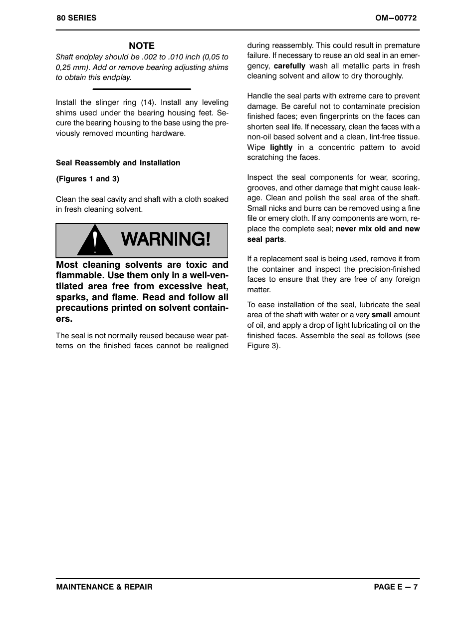 Gorman-Rupp Pumps 81 1/2E9-B 334698 and up User Manual | Page 28 / 31