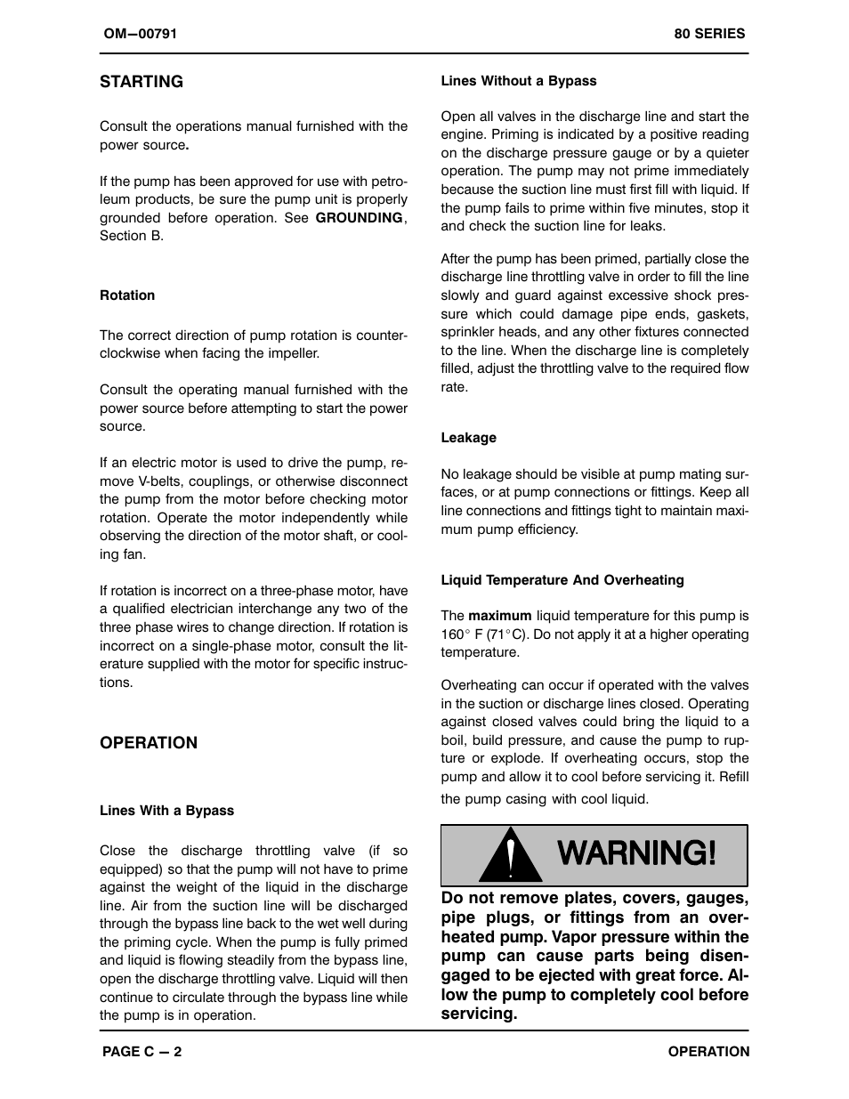 Gorman-Rupp Pumps 81 1/2E52-B 1271304 and up User Manual | Page 14 / 28