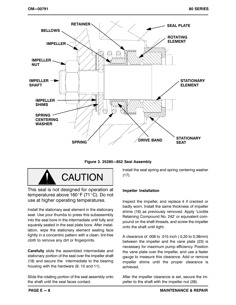 Gorman-Rupp Pumps 81 1/2E52-B 1271304 and up User Manual | Page 26 / 28