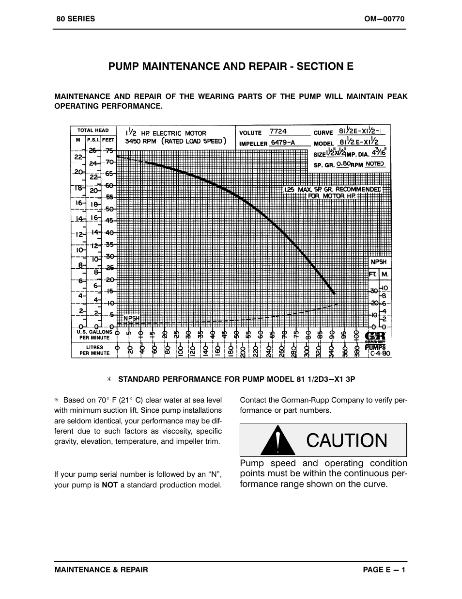 Gorman-Rupp Pumps 81 1/2E3-X1.5 3P 387385 and up User Manual | Page 19 / 26