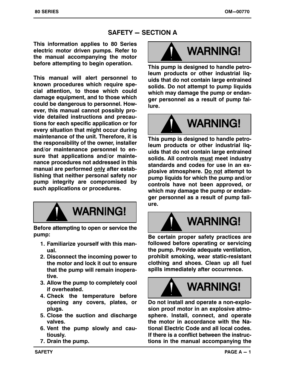 Gorman-Rupp Pumps 81 1/2E3-X1.5 3P 387385 and up User Manual | Page 6 / 26