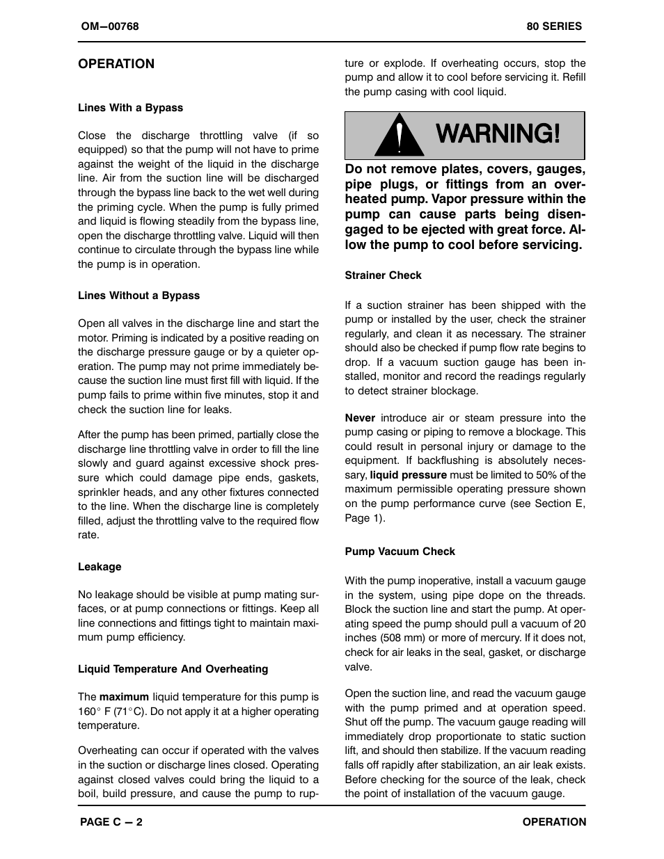 Gorman-Rupp Pumps 81 1/2E3-E1 3P 318671 and up User Manual | Page 14 / 26