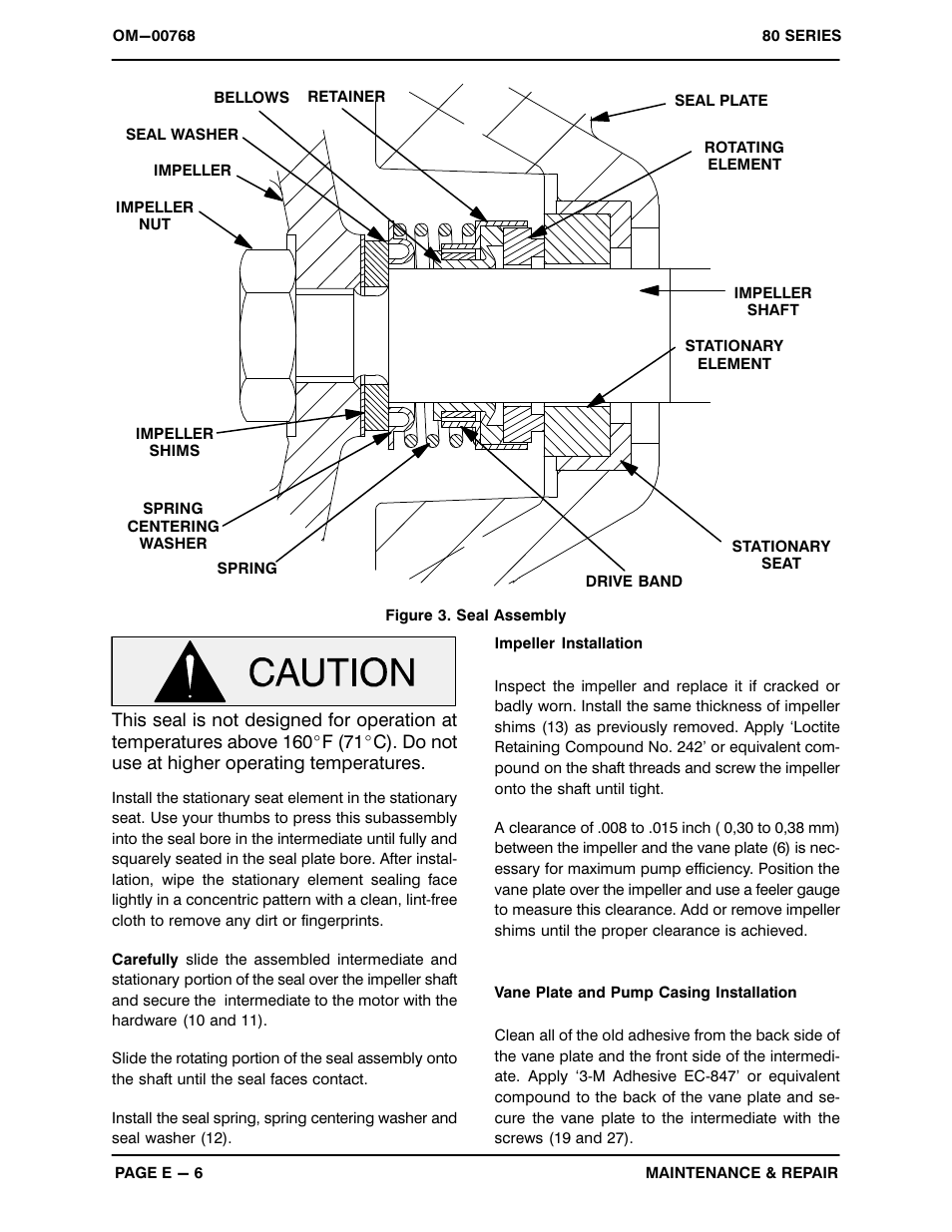 Gorman-Rupp Pumps 81 1/2E3-E1 3P 318671 and up User Manual | Page 24 / 26