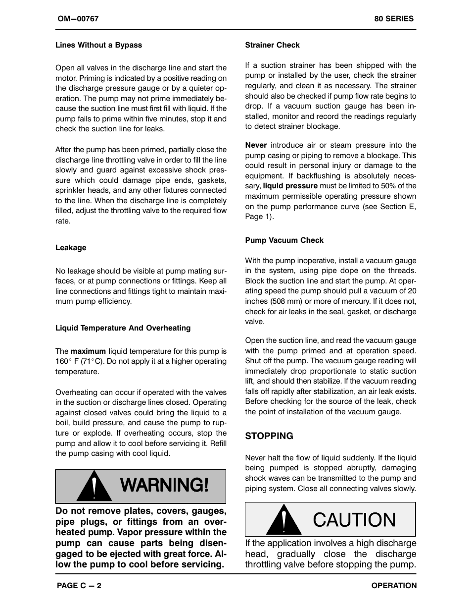 Gorman-Rupp Pumps 81 1/2E3-E1 1P 318671 and up User Manual | Page 14 / 26