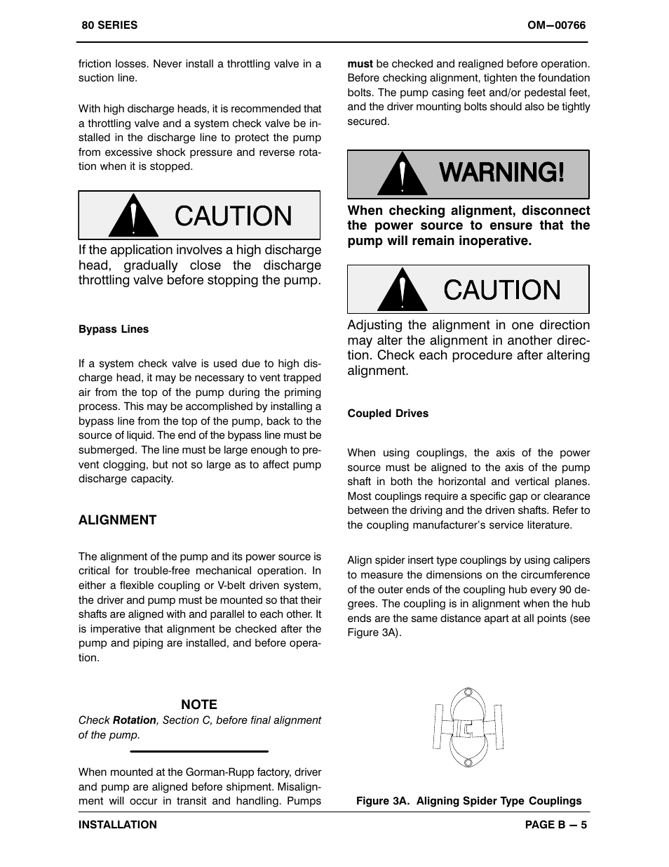 Gorman-Rupp Pumps 81 1/2E3-B 341115 and up User Manual | Page 11 / 28