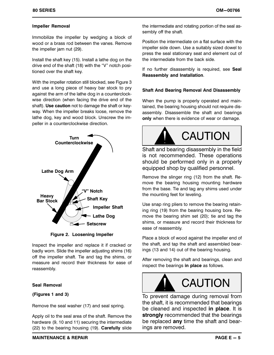 Gorman-Rupp Pumps 81 1/2E3-B 341115 and up User Manual | Page 23 / 28