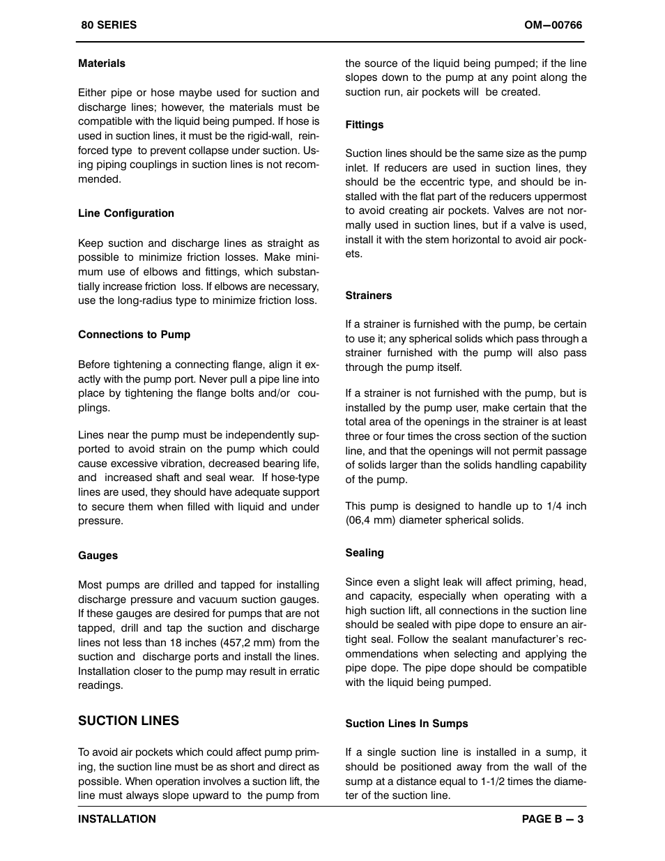 Gorman-Rupp Pumps 81 1/2E3-B 341115 and up User Manual | Page 9 / 28