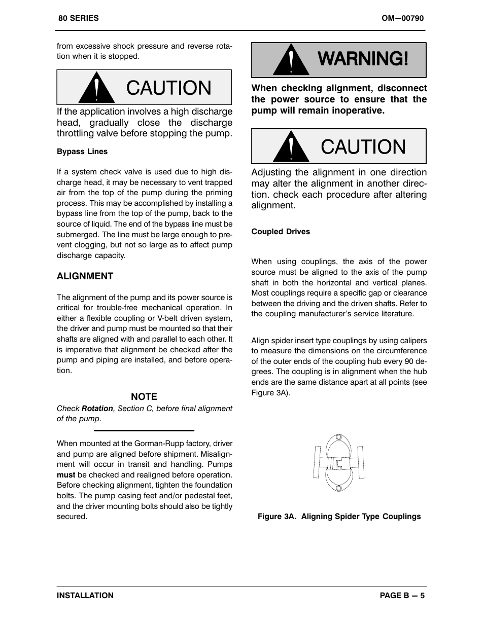 Gorman-Rupp Pumps 81 1/2D52-B 1286723 and up User Manual | Page 11 / 29