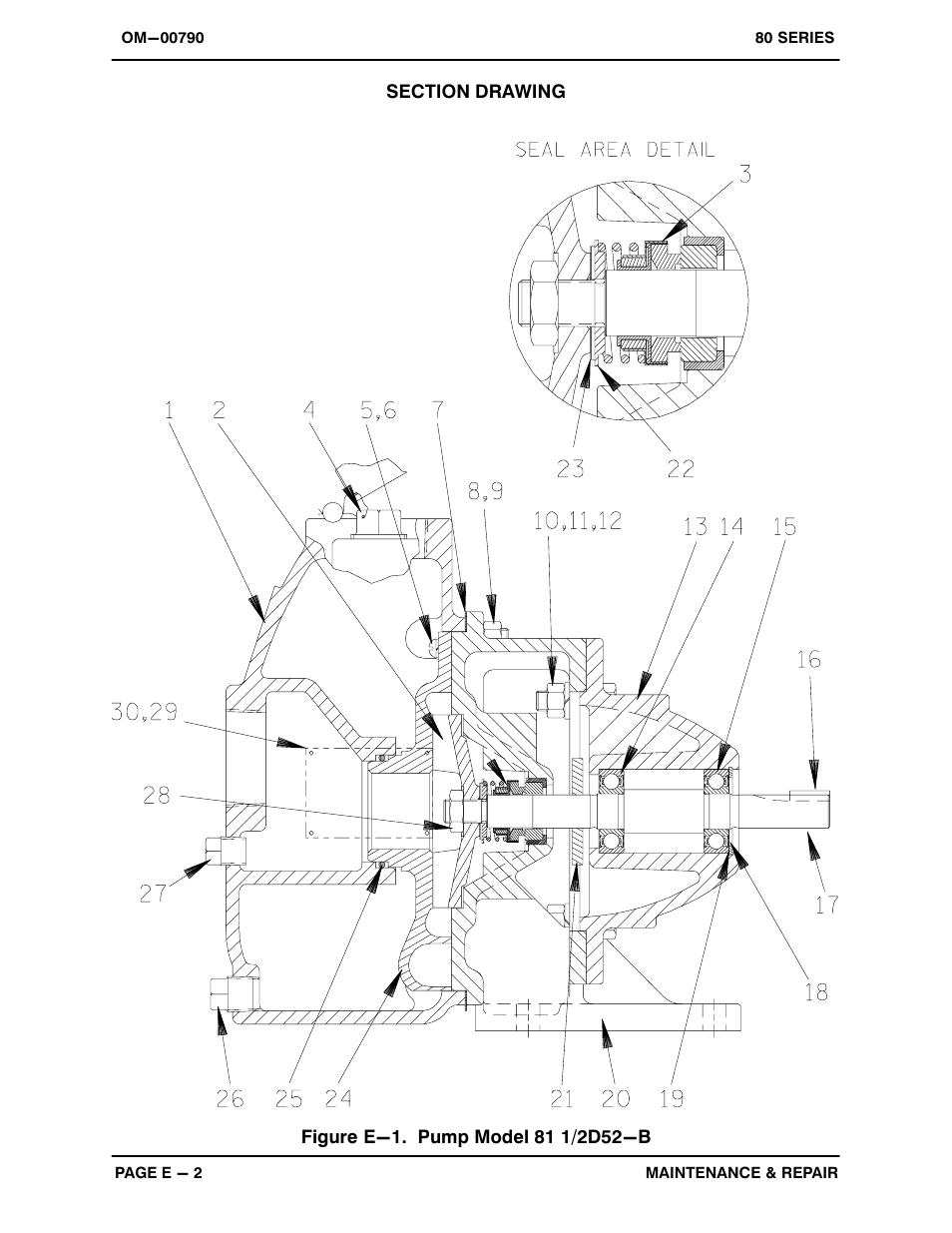 Gorman-Rupp Pumps 81 1/2D52-B 1286723 and up User Manual | Page 21 / 29