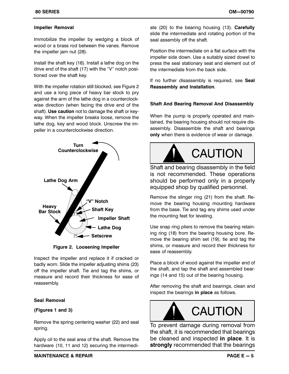 Gorman-Rupp Pumps 81 1/2D52-B 1286723 and up User Manual | Page 24 / 29