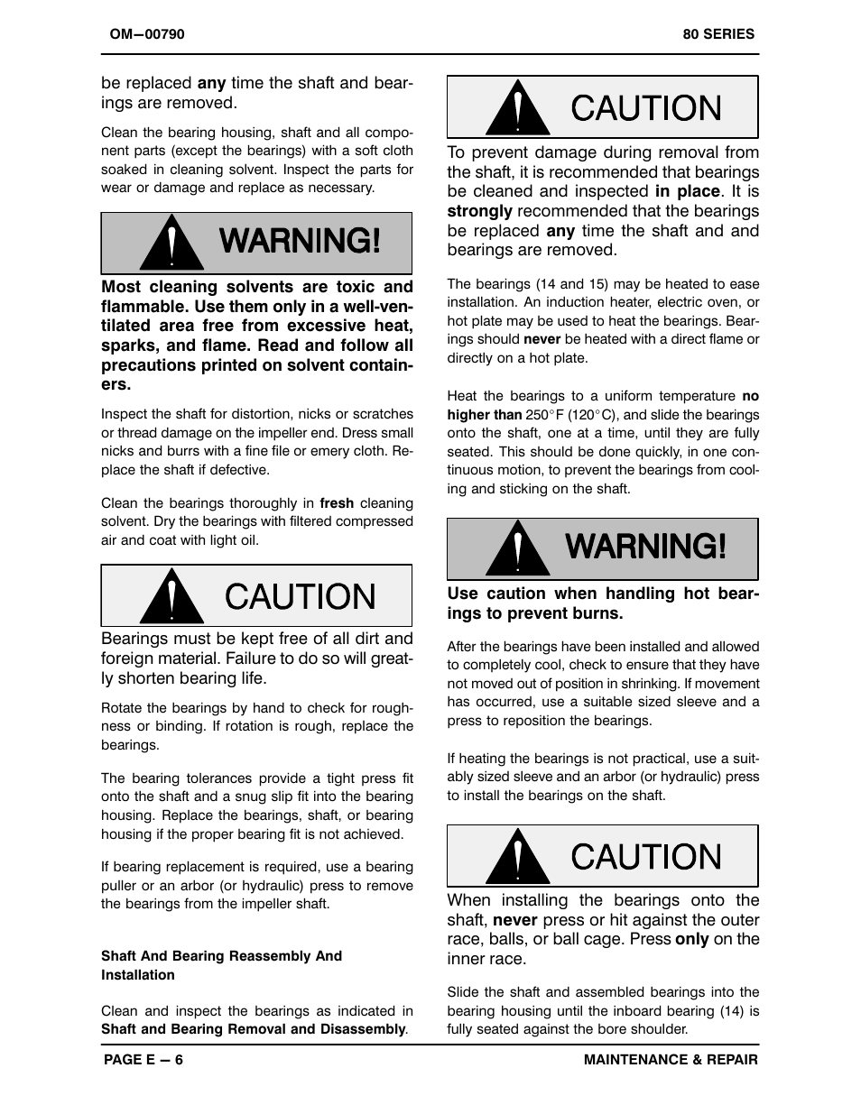 Gorman-Rupp Pumps 81 1/2D52-B 1286723 and up User Manual | Page 25 / 29