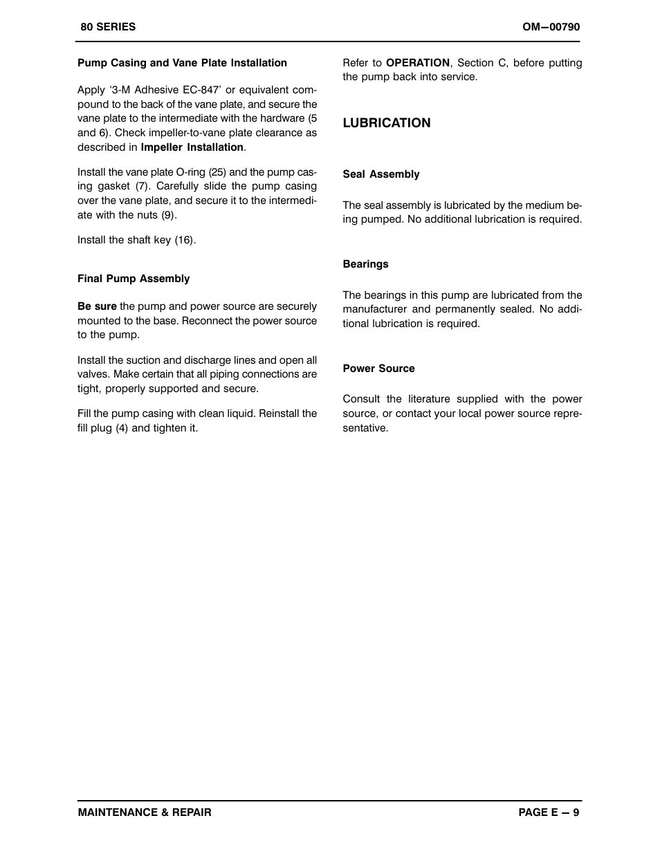 Gorman-Rupp Pumps 81 1/2D52-B 1286723 and up User Manual | Page 28 / 29