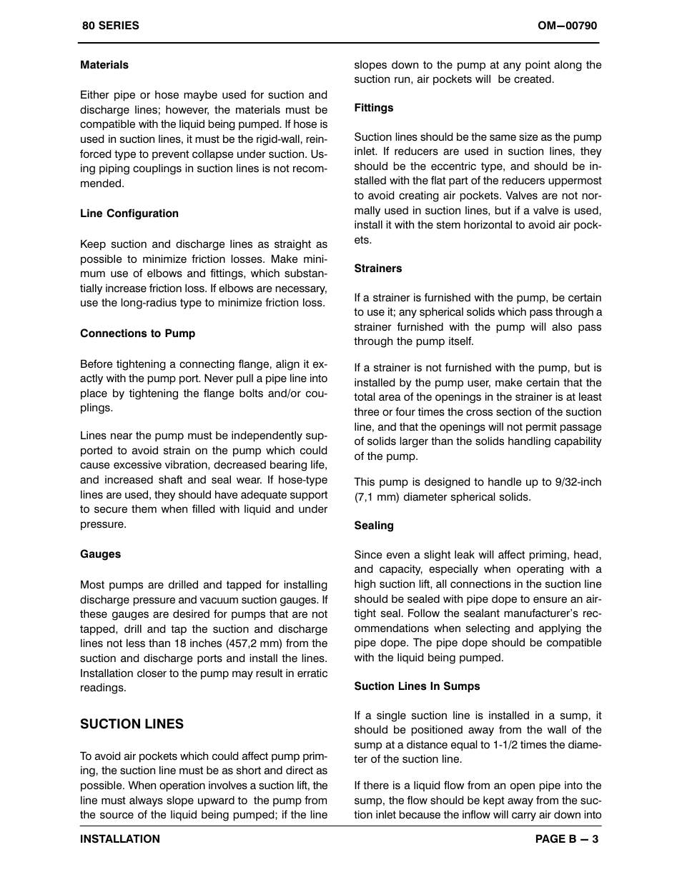 Gorman-Rupp Pumps 81 1/2D52-B 1286723 and up User Manual | Page 9 / 29