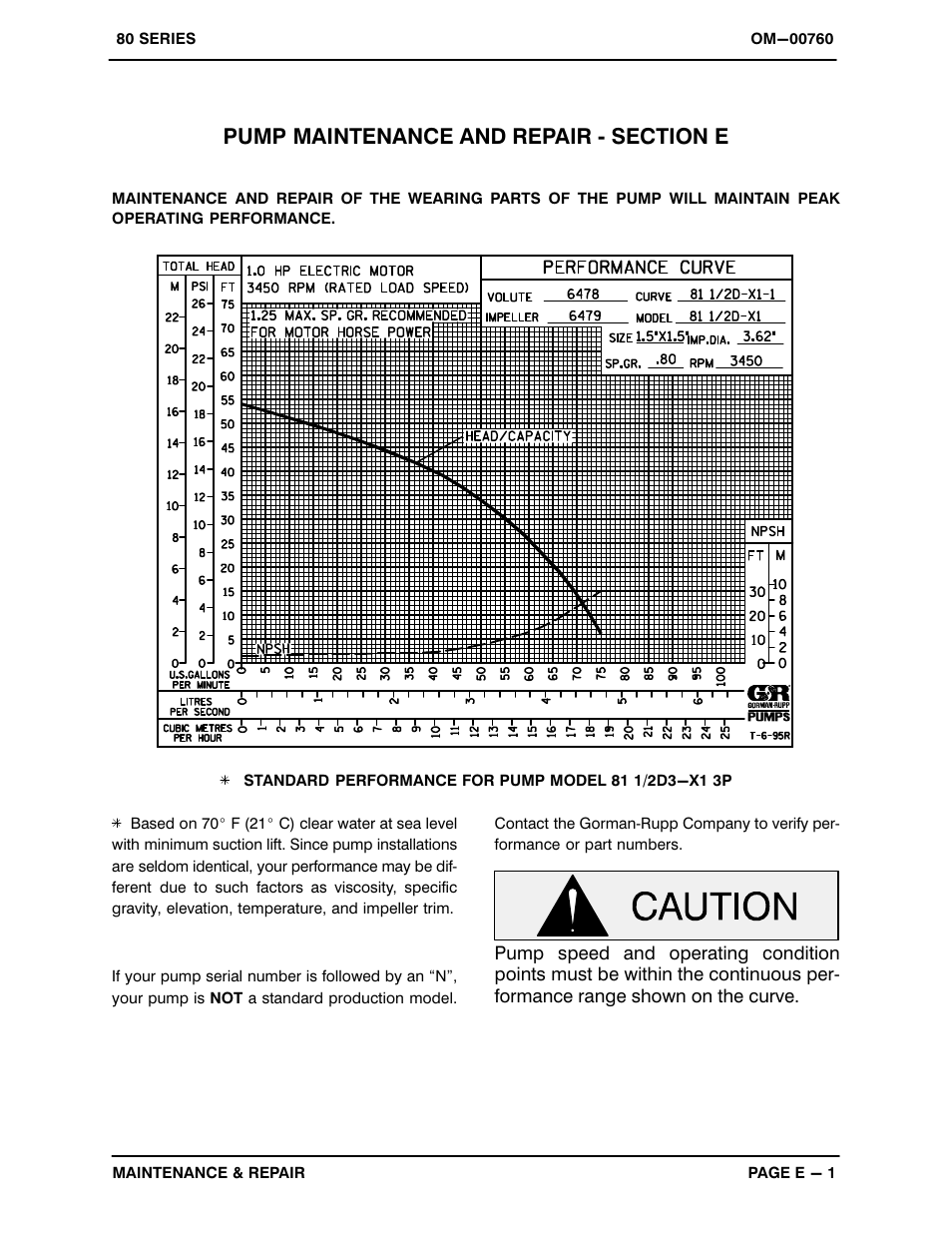 Gorman-Rupp Pumps 81 1/2D3-X1 3P 326949 and up User Manual | Page 19 / 26