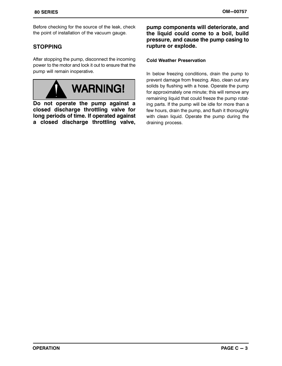 Gorman-Rupp Pumps 81 1/2D3-X.75 1P 246091 and up User Manual | Page 15 / 26