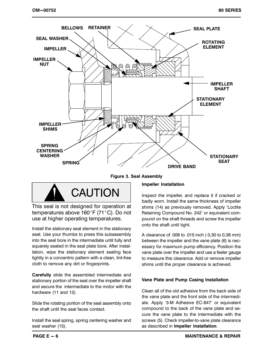 Gorman-Rupp Pumps 81 1/2D3-E.75 1P 252952 and up User Manual | Page 24 / 26