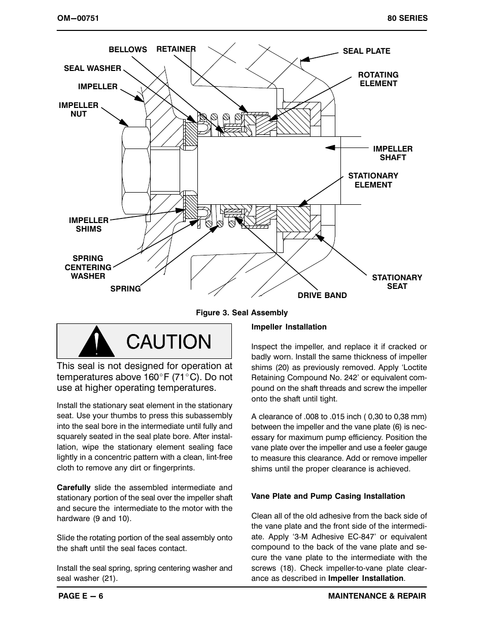 Gorman-Rupp Pumps 81 1/2D3-E.50 3P 262113 and up User Manual | Page 24 / 26