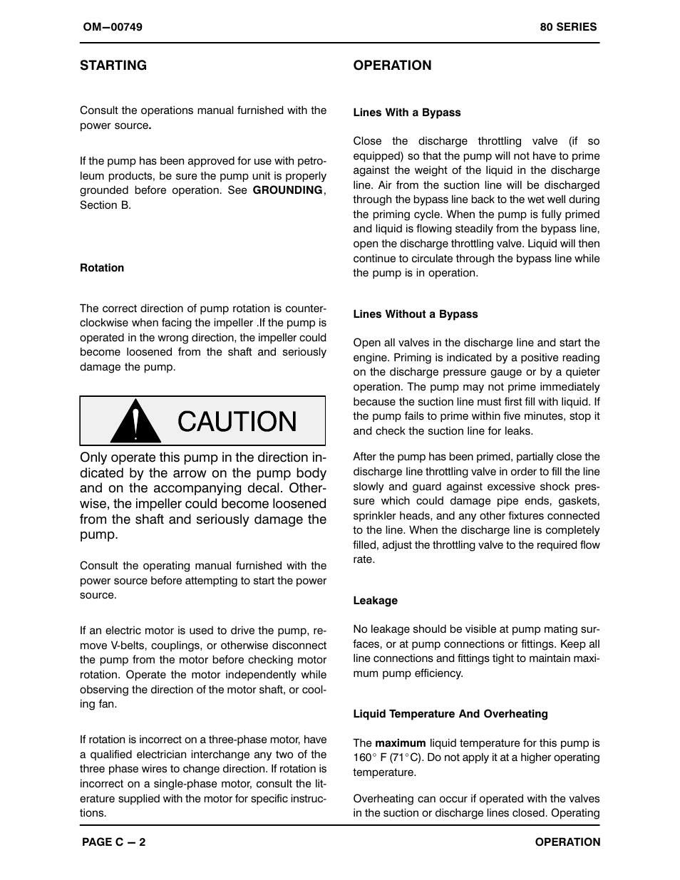 Gorman-Rupp Pumps 81 1/2D3-B 359802 and up User Manual | Page 14 / 29