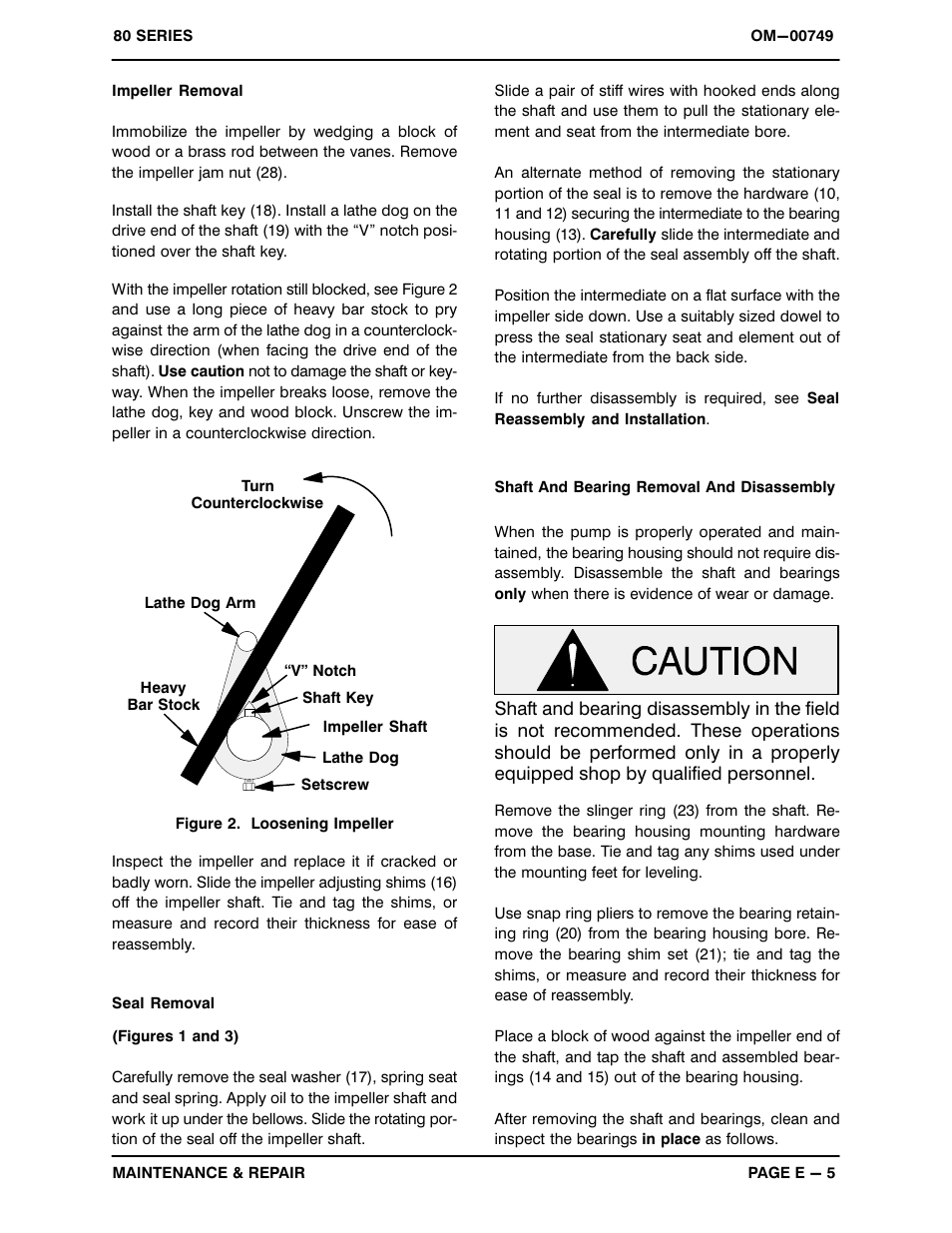 Gorman-Rupp Pumps 81 1/2D3-B 359802 and up User Manual | Page 24 / 29