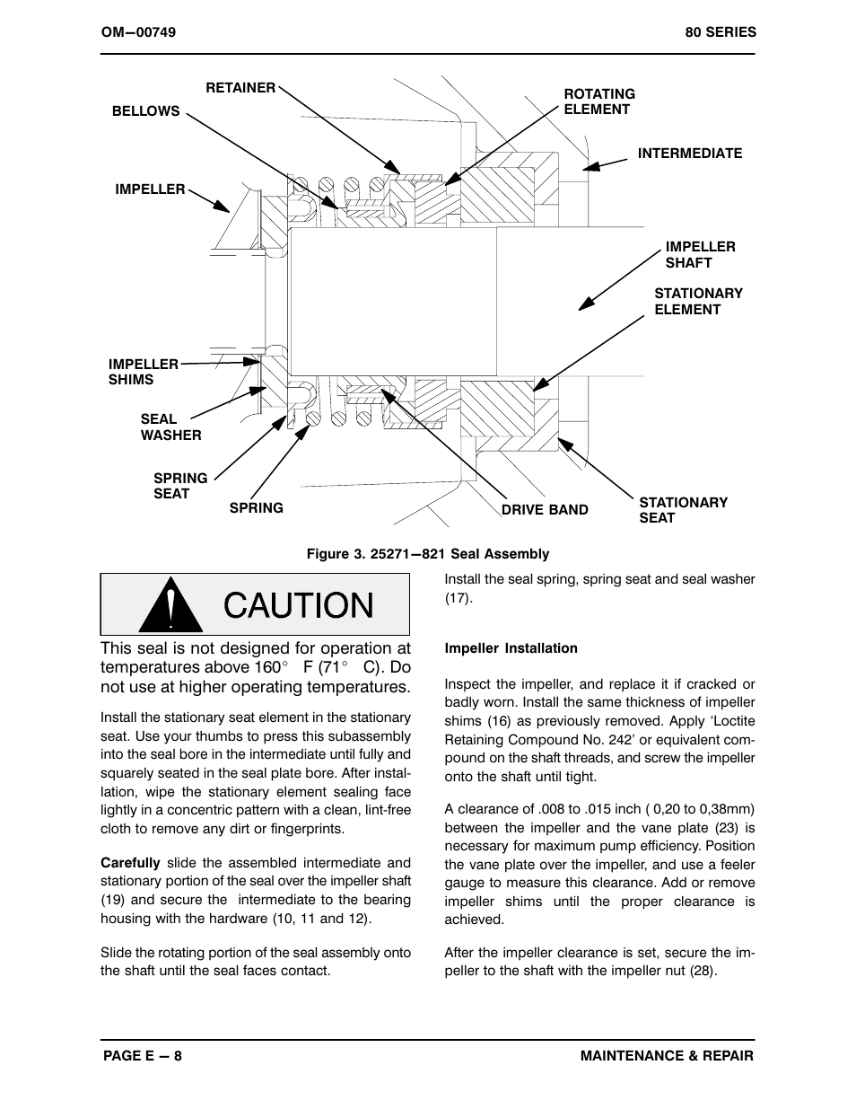 Gorman-Rupp Pumps 81 1/2D3-B 359802 and up User Manual | Page 27 / 29