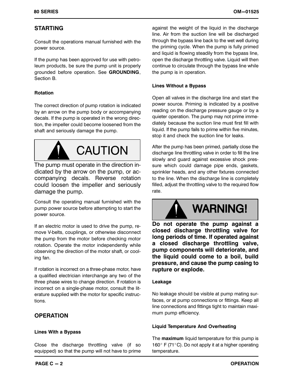 Gorman-Rupp Pumps 81 1/2B52-B 1240557 and up User Manual | Page 14 / 30