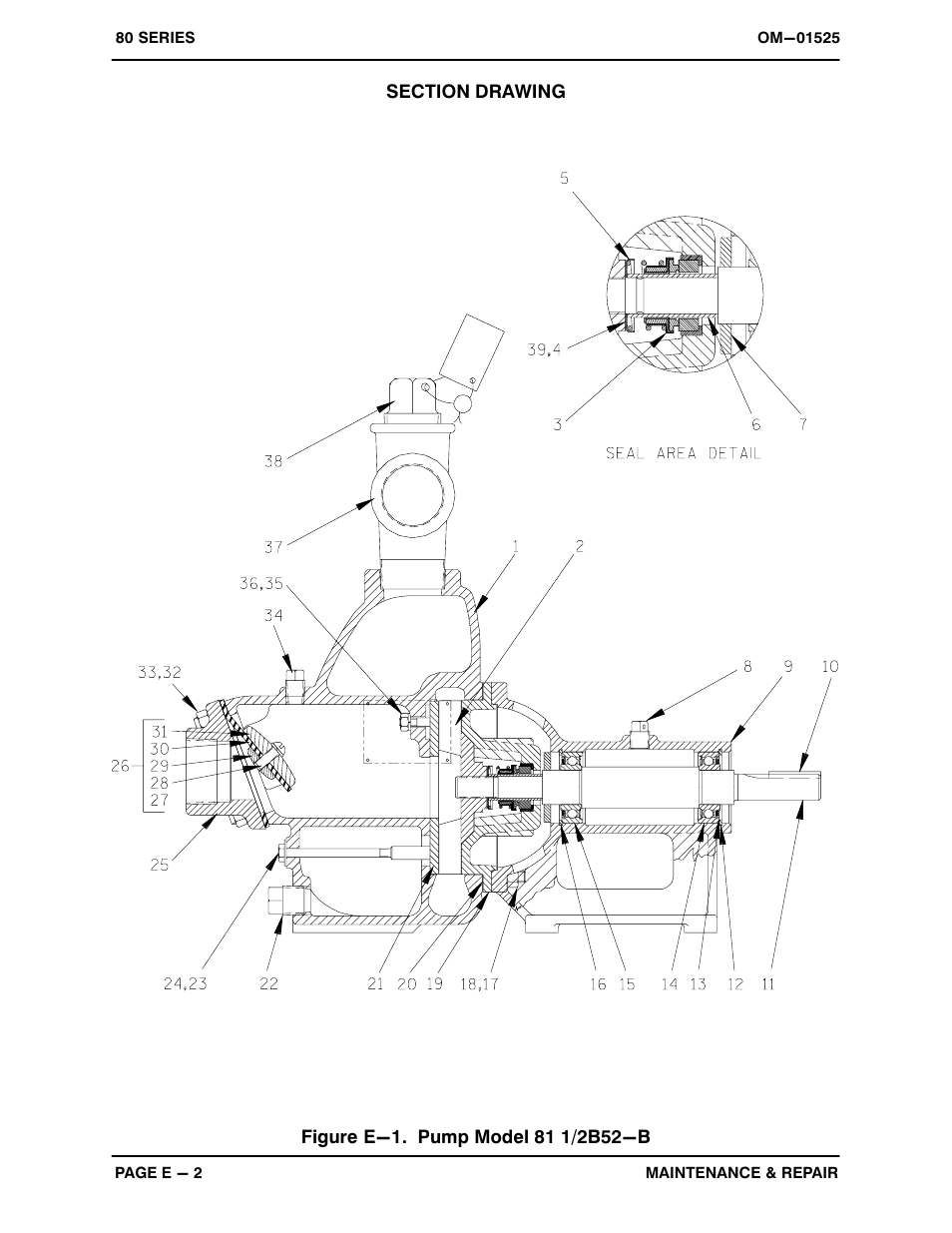 Gorman-Rupp Pumps 81 1/2B52-B 1240557 and up User Manual | Page 21 / 30