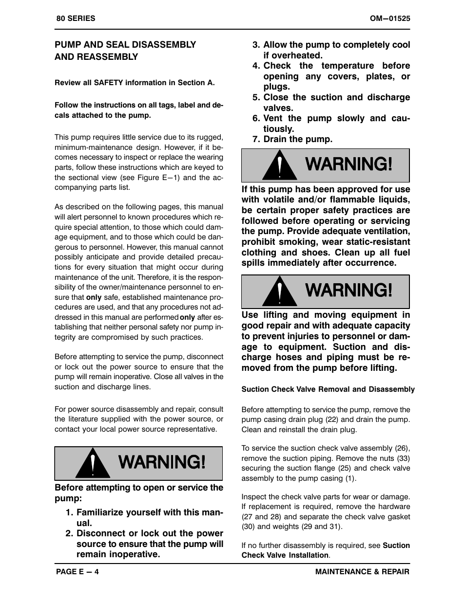 Gorman-Rupp Pumps 81 1/2B52-B 1240557 and up User Manual | Page 23 / 30