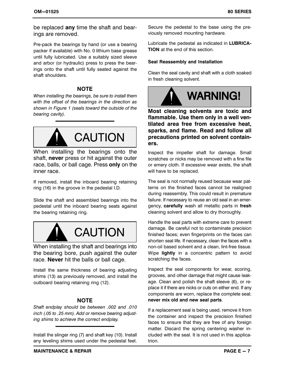 Gorman-Rupp Pumps 81 1/2B52-B 1240557 and up User Manual | Page 26 / 30