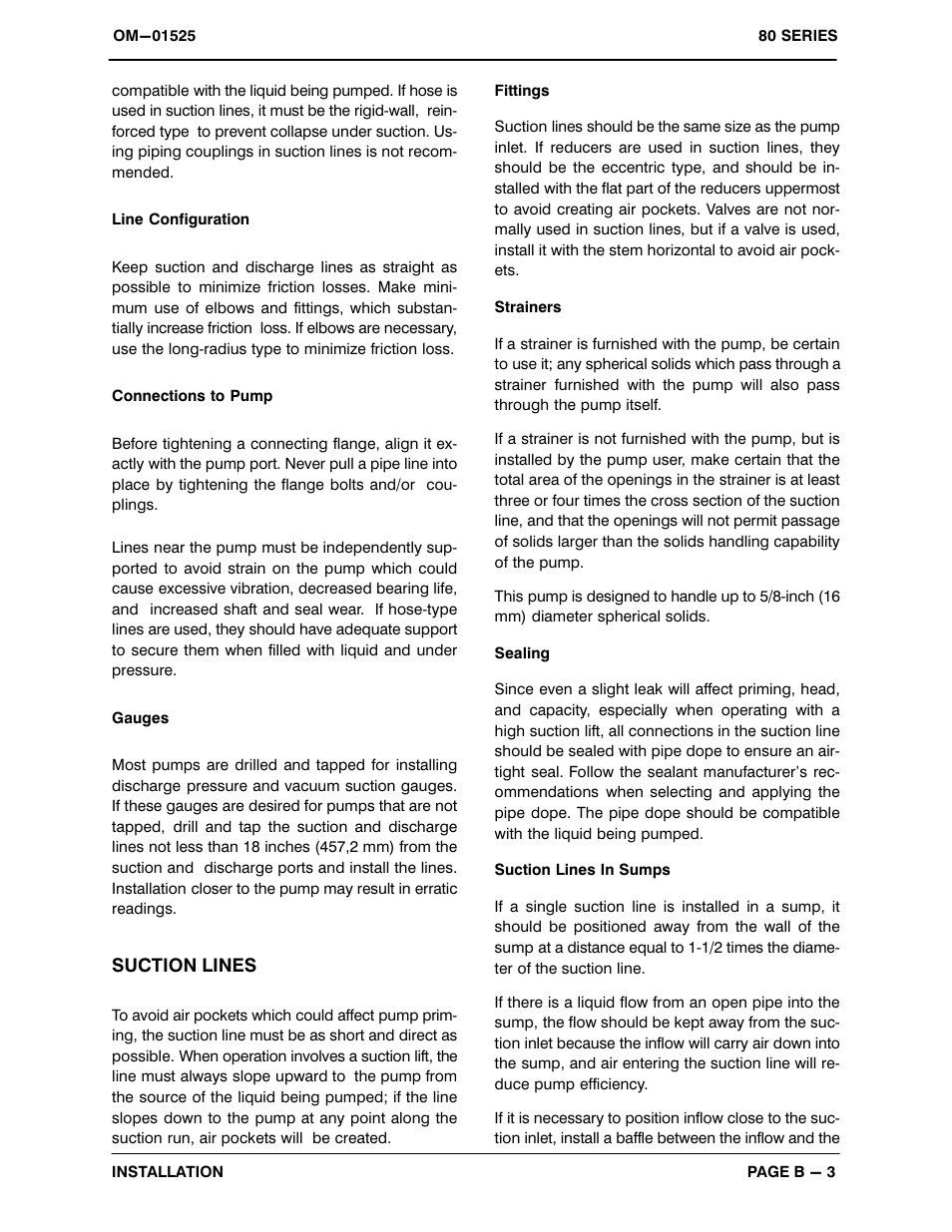 Gorman-Rupp Pumps 81 1/2B52-B 1240557 and up User Manual | Page 9 / 30