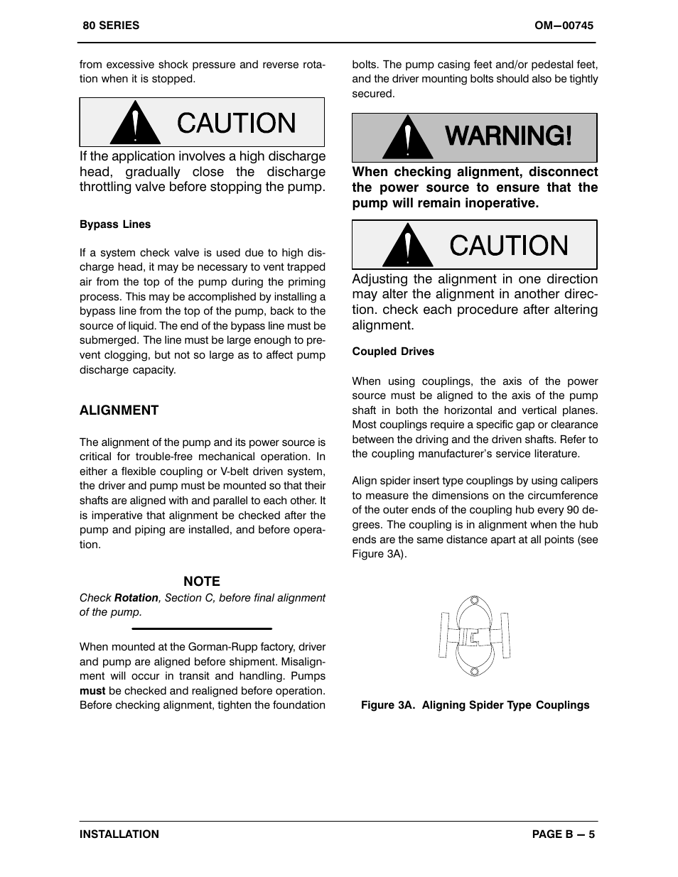 Gorman-Rupp Pumps 81 1/2B3-B 263741 and up User Manual | Page 12 / 31