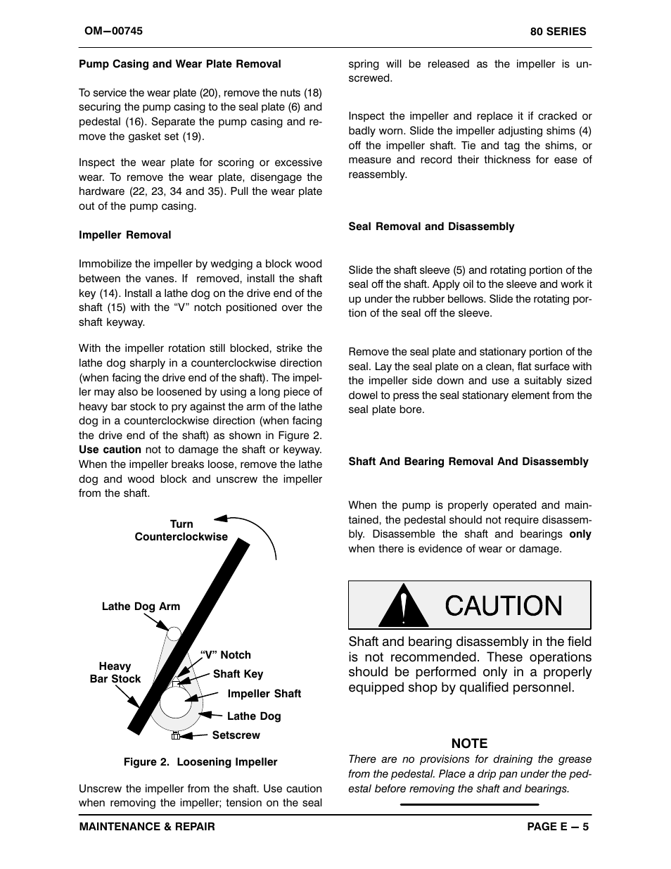 Gorman-Rupp Pumps 81 1/2B3-B 263741 and up User Manual | Page 25 / 31