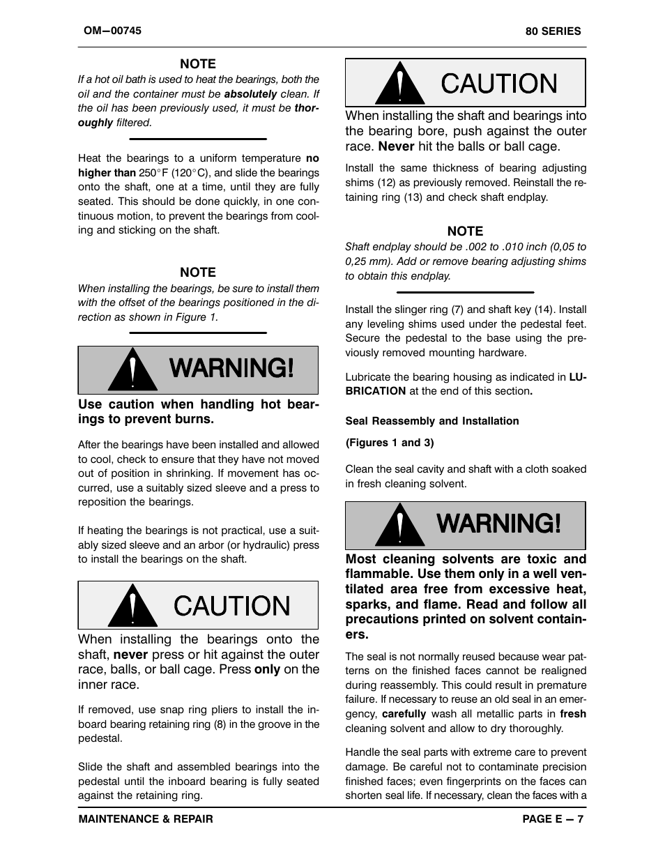 Gorman-Rupp Pumps 81 1/2B3-B 263741 and up User Manual | Page 27 / 31