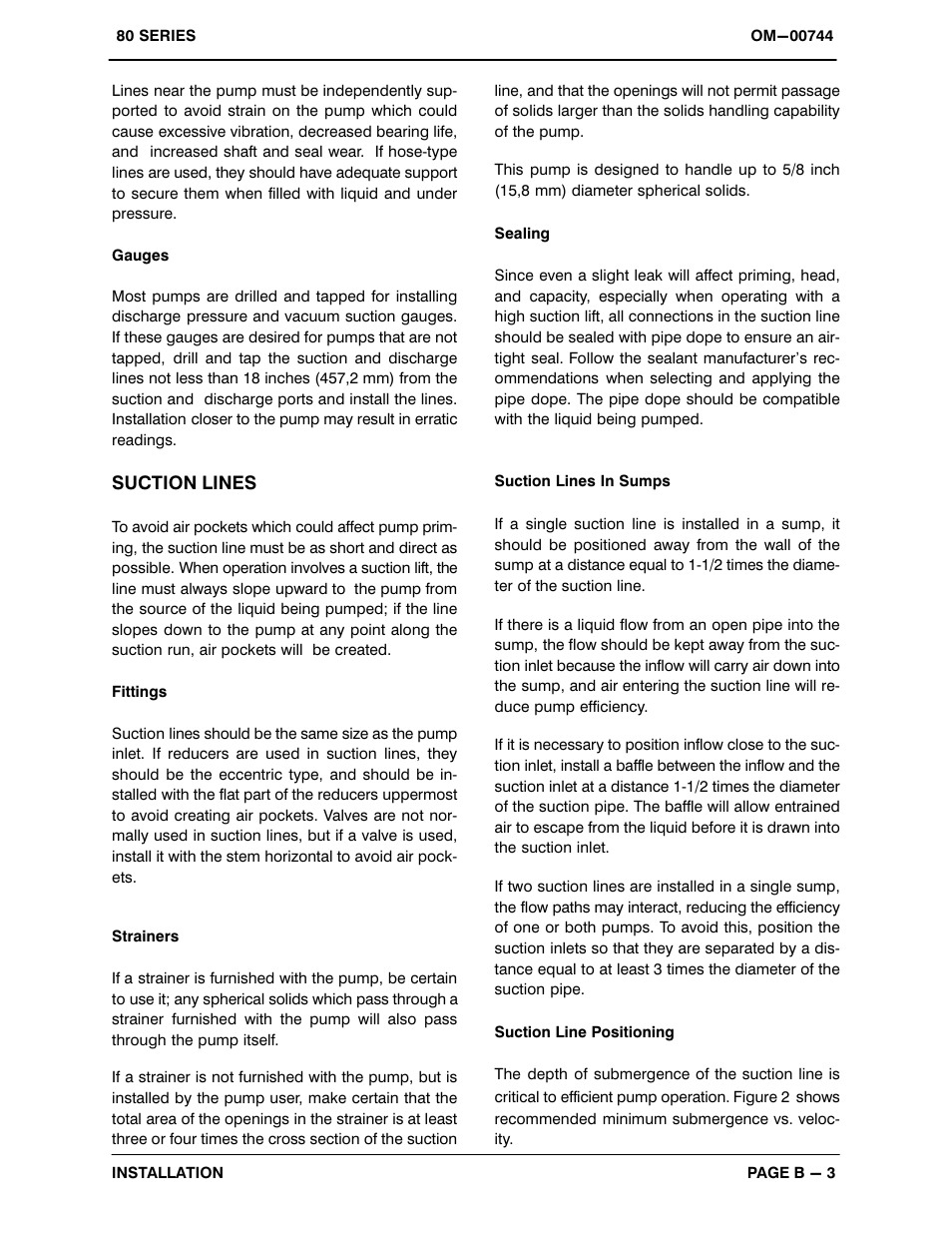 Gorman-Rupp Pumps 81 1/2B2-B 259506 and up User Manual | Page 10 / 33