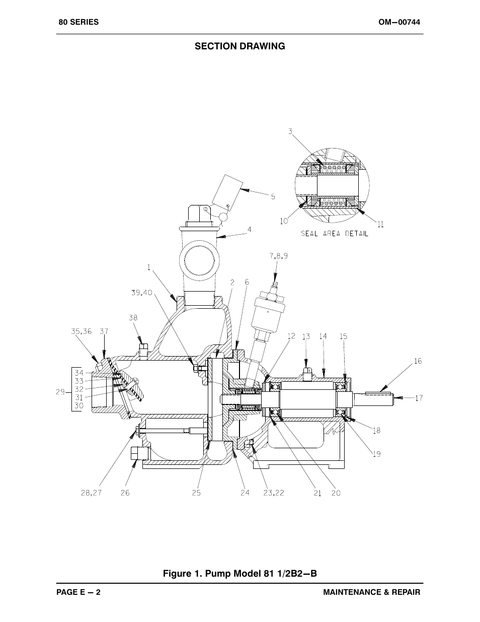 Gorman-Rupp Pumps 81 1/2B2-B 259506 and up User Manual | Page 23 / 33
