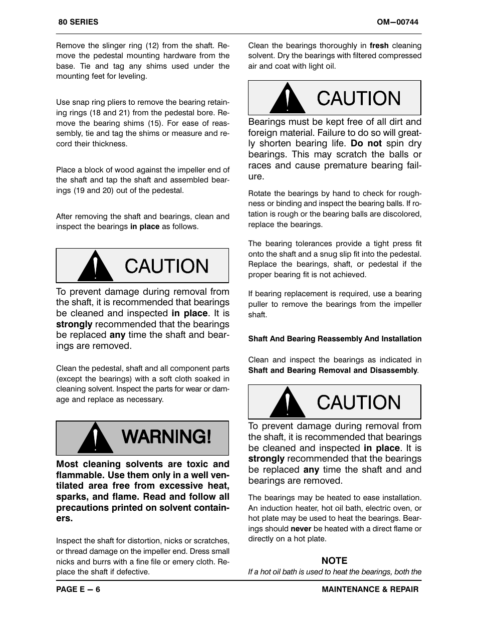 Gorman-Rupp Pumps 81 1/2B2-B 259506 and up User Manual | Page 27 / 33