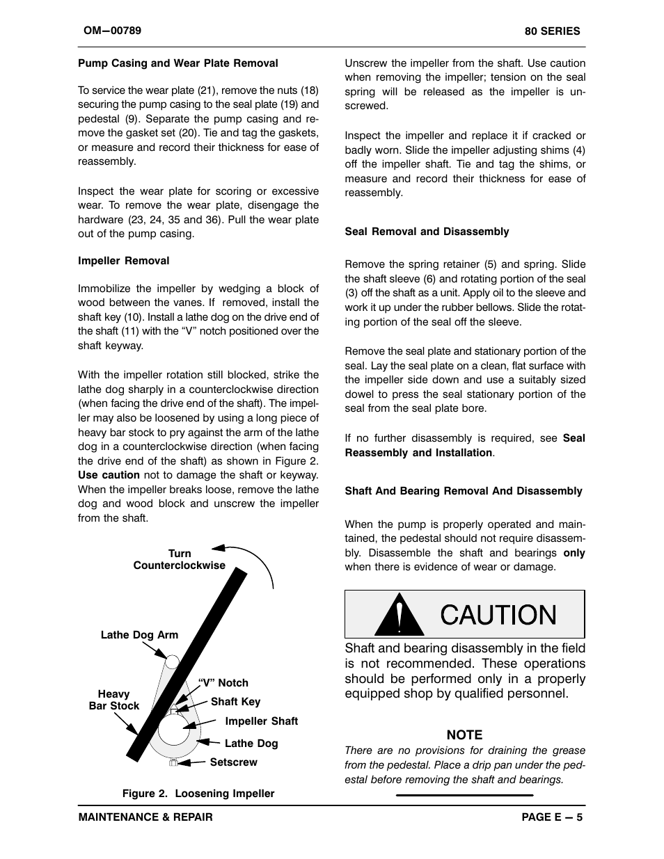 Gorman-Rupp Pumps 81 1/2A52-B 1233759 and up User Manual | Page 24 / 30