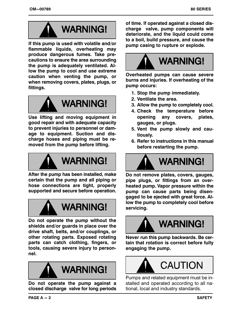 Gorman-Rupp Pumps 81 1/2A52-B 1233759 and up User Manual | Page 6 / 30