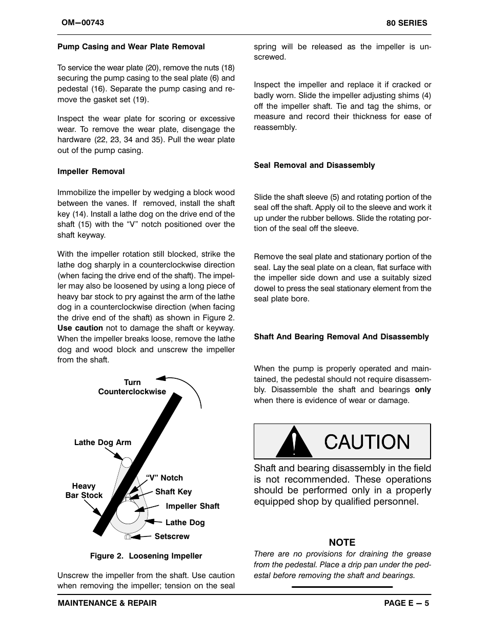 Gorman-Rupp Pumps 81 1/2A3-B 275382 and up User Manual | Page 24 / 30