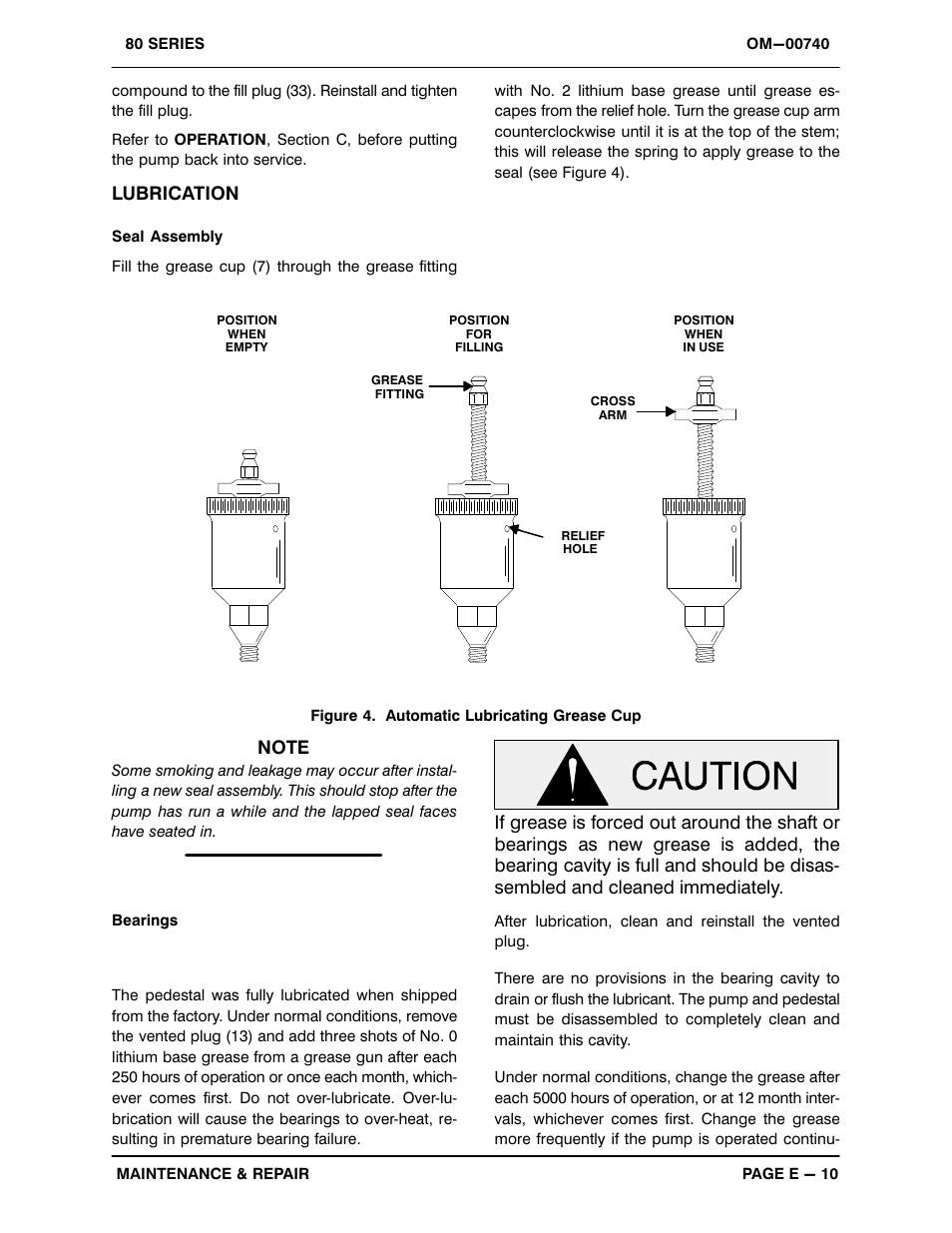 Lubrication | Gorman-Rupp Pumps 81 1/2A2-B 253703 and up User Manual | Page 31 / 33