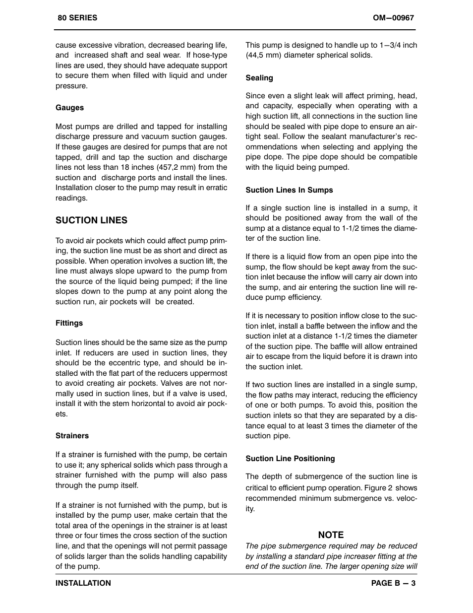 Gorman-Rupp Pumps 86B3-B 819132 and up User Manual | Page 10 / 33