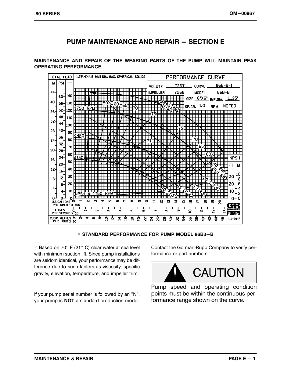 Gorman-Rupp Pumps 86B3-B 819132 and up User Manual | Page 23 / 33