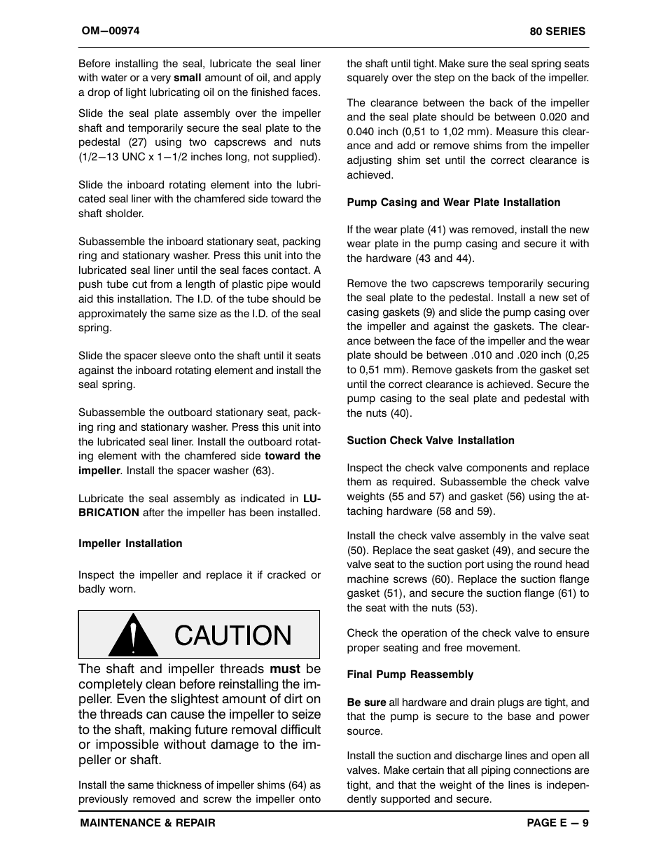 Gorman-Rupp Pumps 88A2-B 818301 and up User Manual | Page 30 / 32