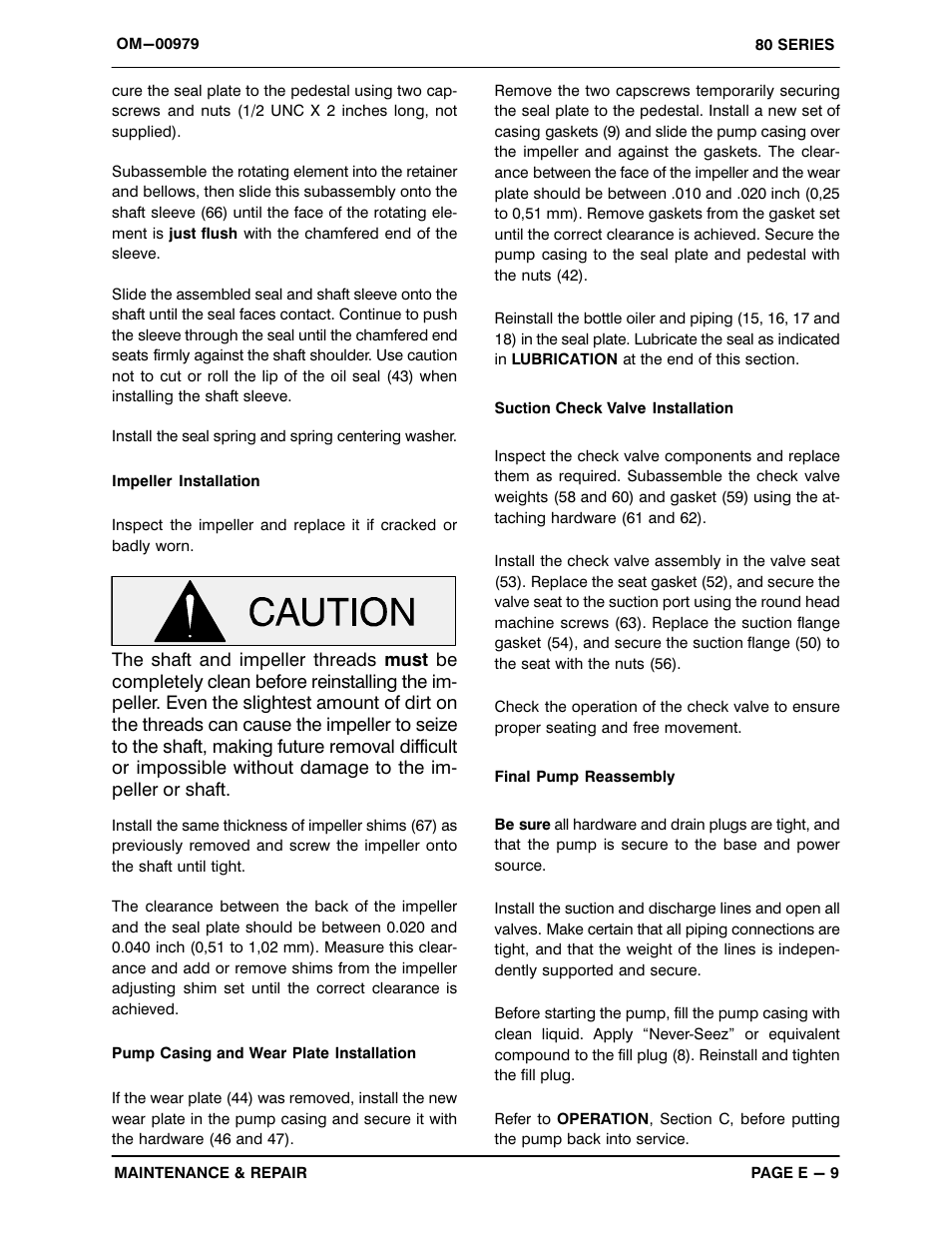 Gorman-Rupp Pumps 88A20-B 818301 and up User Manual | Page 30 / 32