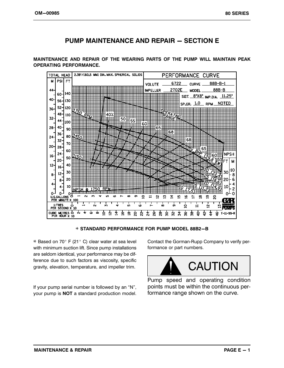 Gorman-Rupp Pumps 88B2-B 818301 and up User Manual | Page 22 / 33